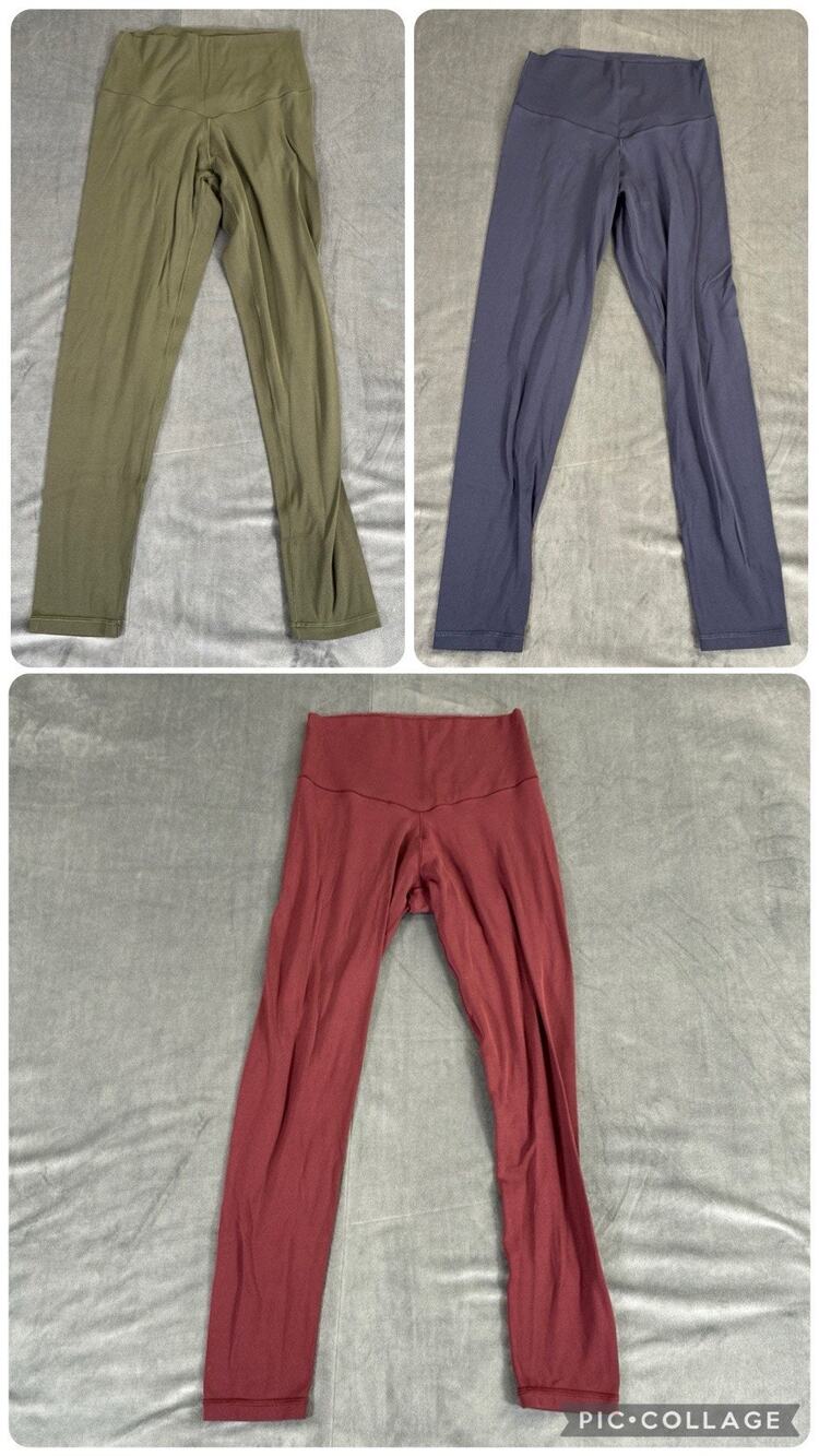 3pr. Offline by Aerie Real Me Hi-Rise 7/8 Legging Women’s Medium Green Navy Burg